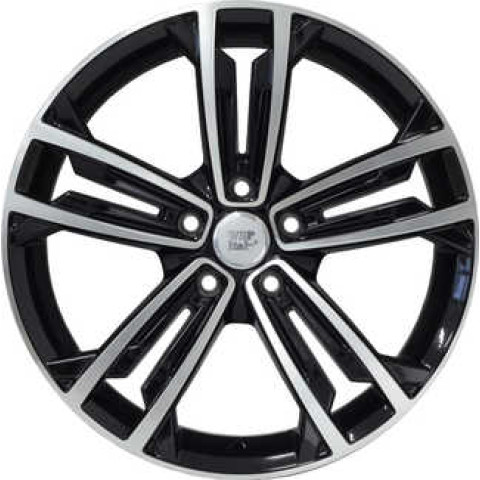 WSP Italy Volkswagen (W471) Naxos W7.5 R18 PCD5x112 ET49 DIA57.1 gloss black polished